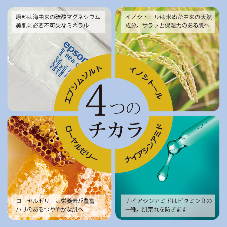 新商品 エプソム化粧水　100ml しっとり 保湿 スキンアケローション 無香料 送料無料