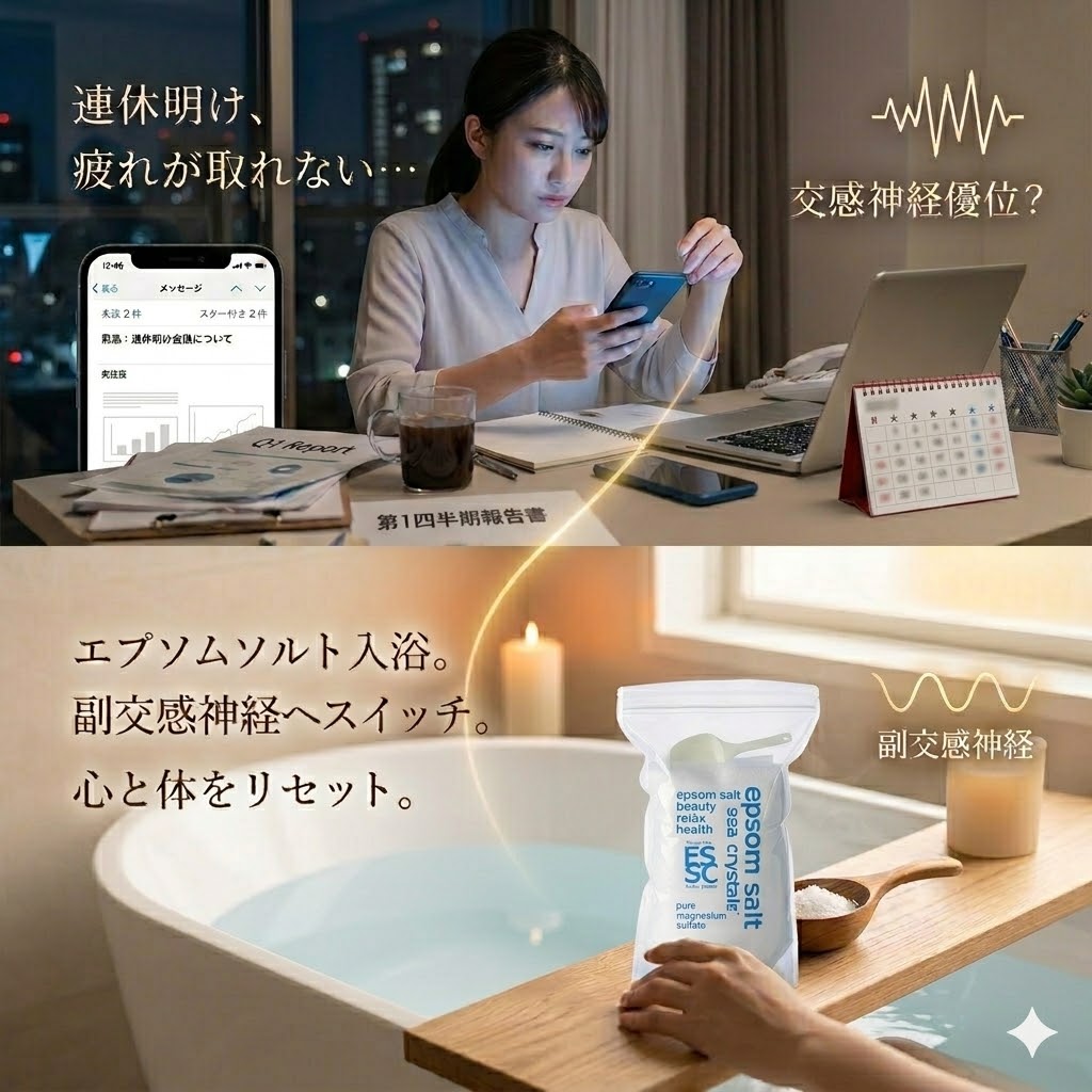 休んだのに何故か疲れる？
